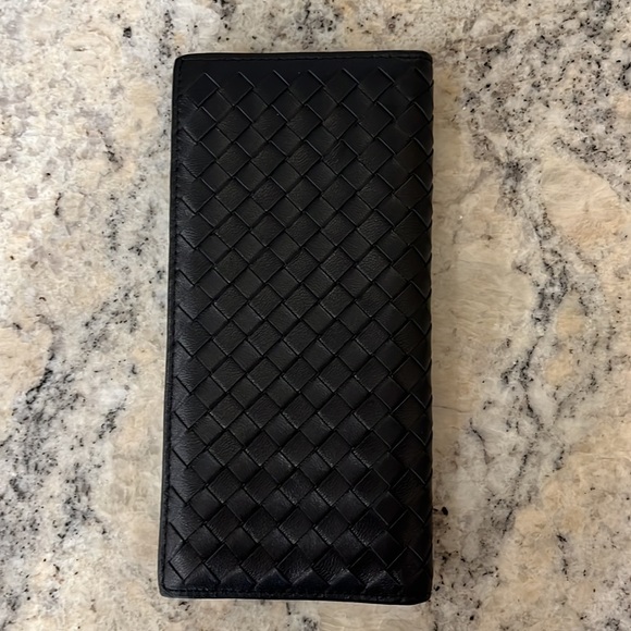 Woven Black Wallet - Picture 3 of 5